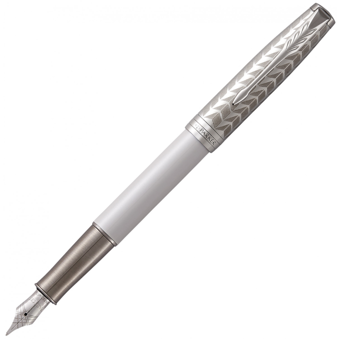 Перьевая ручка PARKER SONNET METAL & PEARL LACQUER PT F 1931547